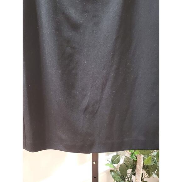 Grace Dane Lewis Women's Black Polyester Flat Front Vented Mini Skirt Size 10 - Picture 3 of 9